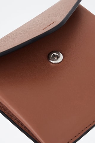 Portacarte in pelle - Beige