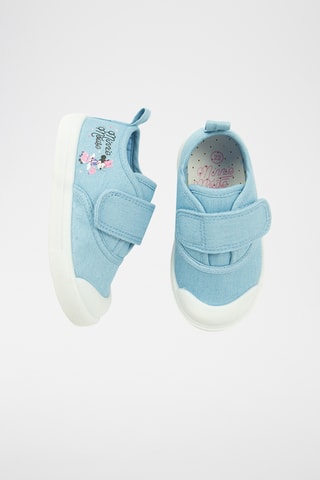 Tennis en jean Minnie Disney - Bleu clair