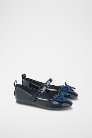 Ballerines vernies - Bleu marine