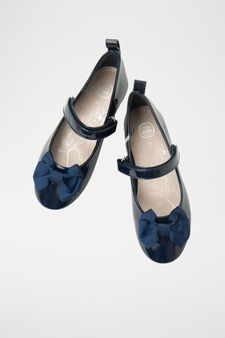 Ballerines vernies - Bleu marine