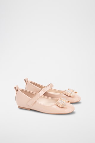 Ballerines vernies - Beige