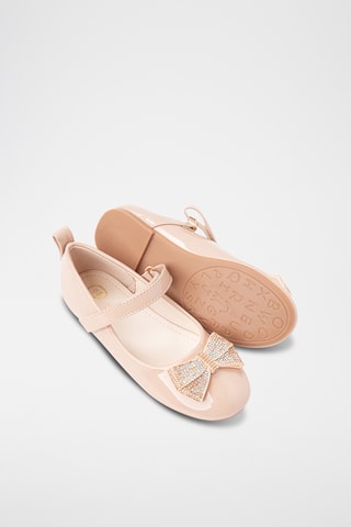 Ballerines vernies - Beige