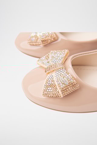 Ballerines vernies - Beige