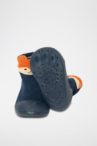 Baskets-chaussettes - Bleu marine