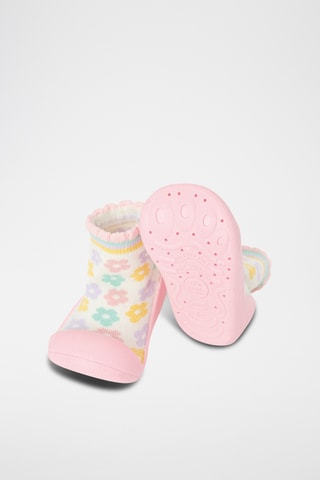 Baskets-chaussettes - Ecru