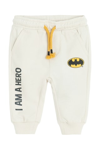 2 joggings Batman La Ligue des Justiciers DC Comics - Blanc et noir