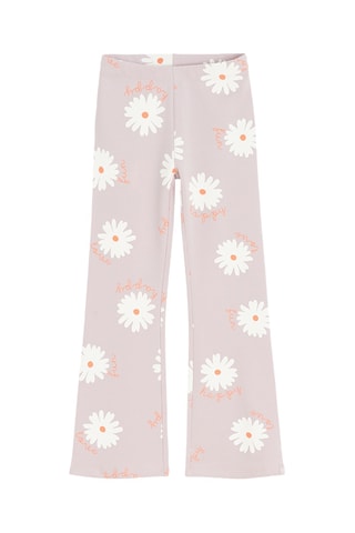 2 jeggings - Taupe et blanc