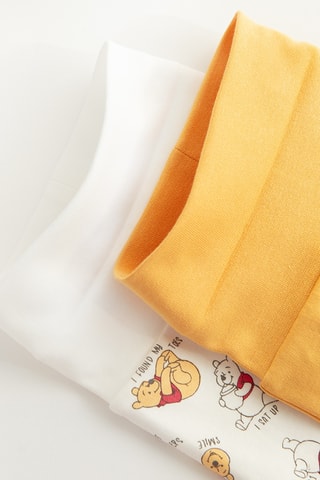 2 pantalons Winnie l’Ourson Disney - Blanc et jaune