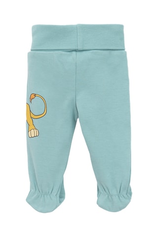 2 pantalons Simba Le Roi Lion Disney - Beige et bleu clair