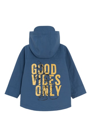 Parka 2-en-1 Mickey Disney - Bleu marine et jaune