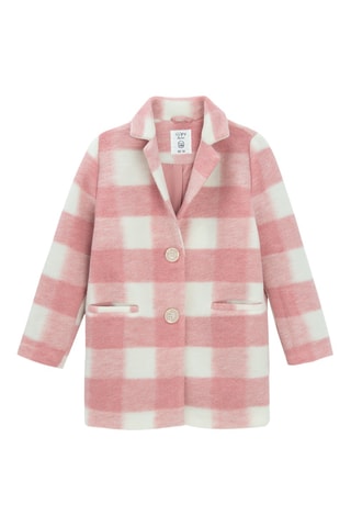 Manteau - Blanc et rose