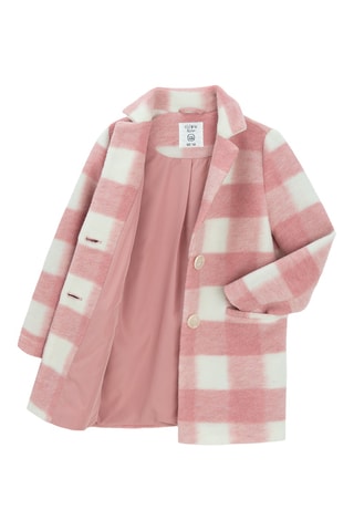 Manteau - Blanc et rose