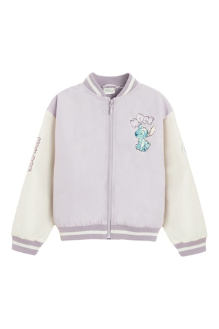 Teddy à capuche Stitch Lilo et Stitch Disney - Mauve