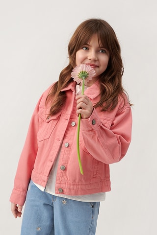 Veste en jean - Rose