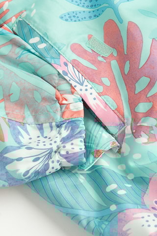 Veste à capuche - Turquoise