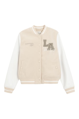 Teddy - Beige et blanc