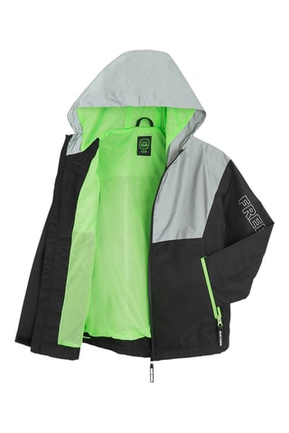 Veste à capuche - Noir et gris