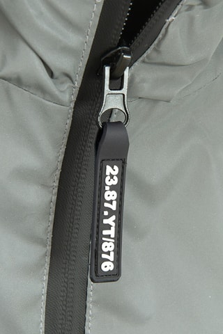 Veste à capuche - Noir et gris