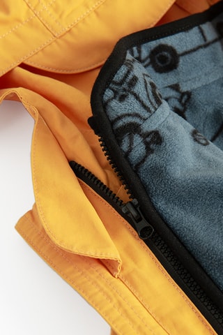 Veste à capuche 2-en-1 - Jaune et gris