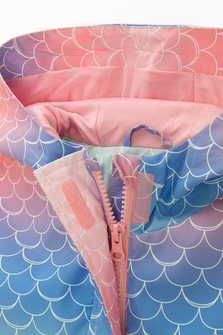 Veste à capuche tie and dye - Rose clair