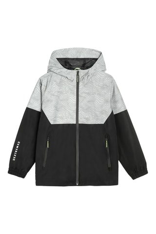 Veste à capuche - Noir et blanc