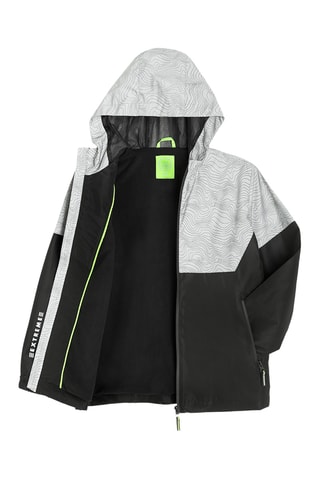 Veste à capuche - Noir et blanc