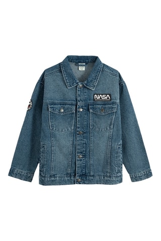 Veste en jean NASA - Bleu marine