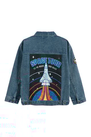 Veste en jean NASA - Bleu marine