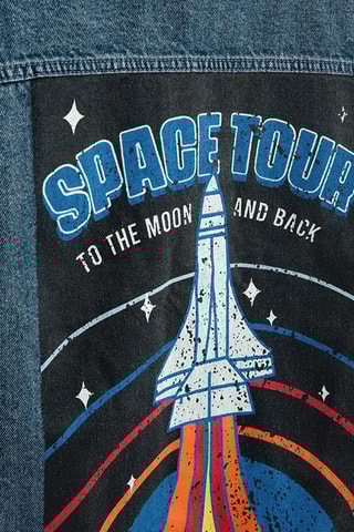 Veste en jean NASA - Bleu marine