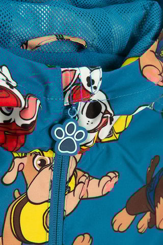 Coupe-vent à capuche Pat’ Patrouille - Bleu pétrole