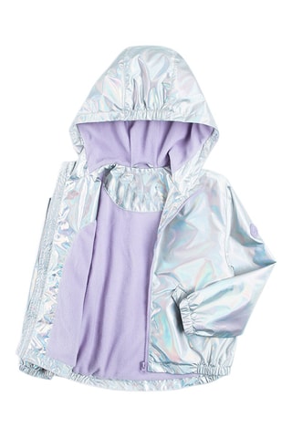 Veste à capuche - Argenté