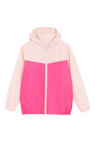 Veste à capuche - Rose clair et fuchsia