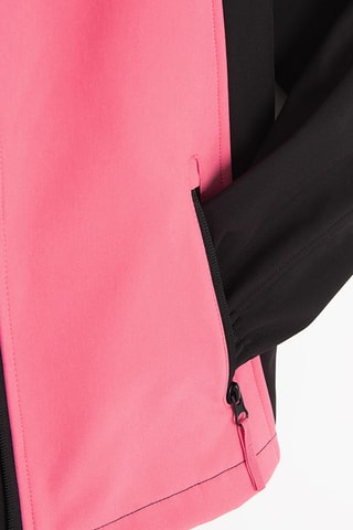 Veste à capuche - Noir et rose