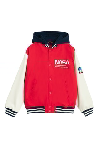 Teddy à capuche NASA - Rouge