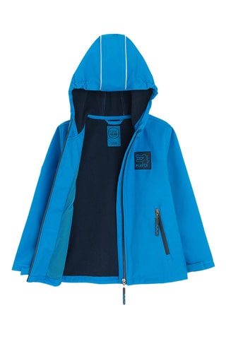 Veste à capuche - Bleu cobalt