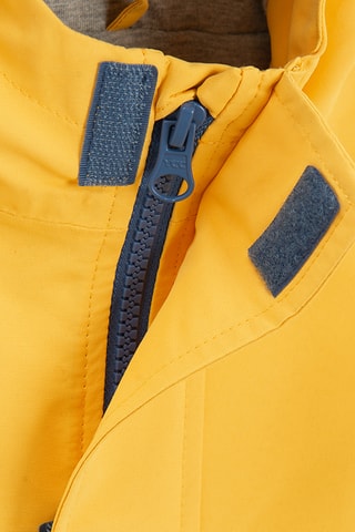 Imperméable à capuche - Bleu marine et jaune
