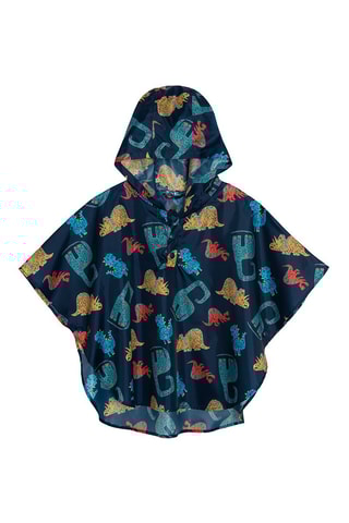 Cape de pluie à capuche Bleu marine