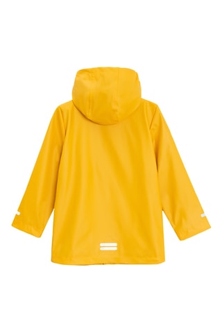 Impermeável com capuz - Amarelo