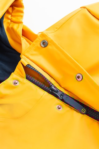 Impermeável com capuz - Amarelo