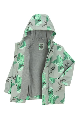 Imperméable à capuche - Gris