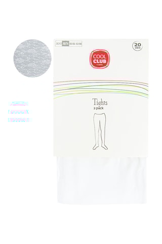 2 paires de collants - Blanc