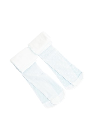 2 paires de collants - 20 deniers - Blanc