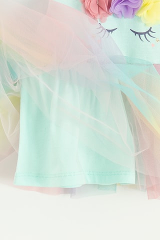 Robe et bandeau - Turquoise