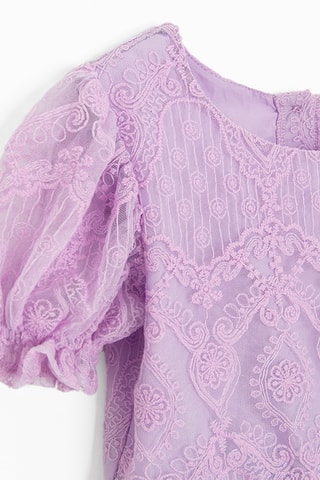 Robe en dentelle - Rose