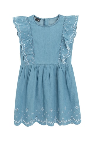 Robe en jean - Bleu cobalt