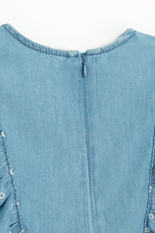 Robe en jean - Bleu cobalt