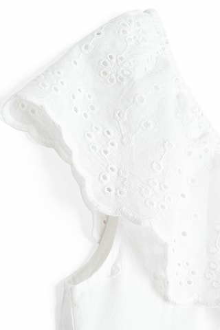Robe en broderie anglaise - Blanc