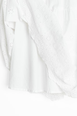 Robe en broderie anglaise - Blanc