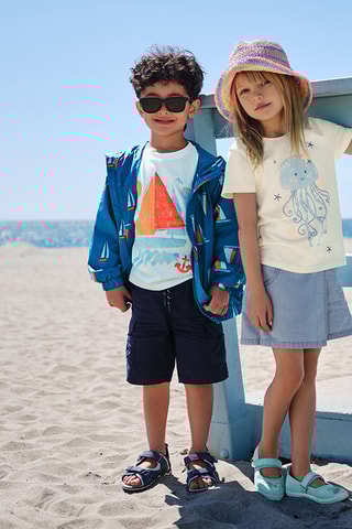 Blouson à capuche - Bleu marine