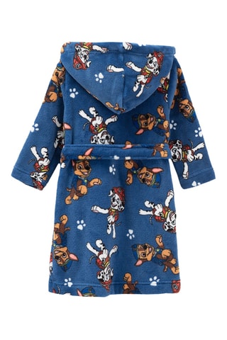 Peignoir à capuche Chase et Marcus Pat’ Patrouille - Bleu marine